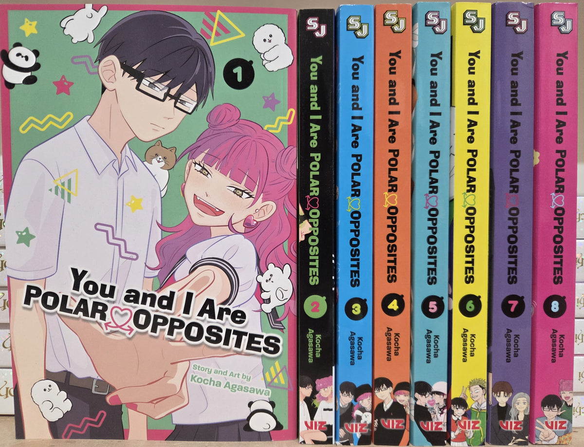 You and I Are Polar Opposites Vol. 1-8 Complete Manga Set English