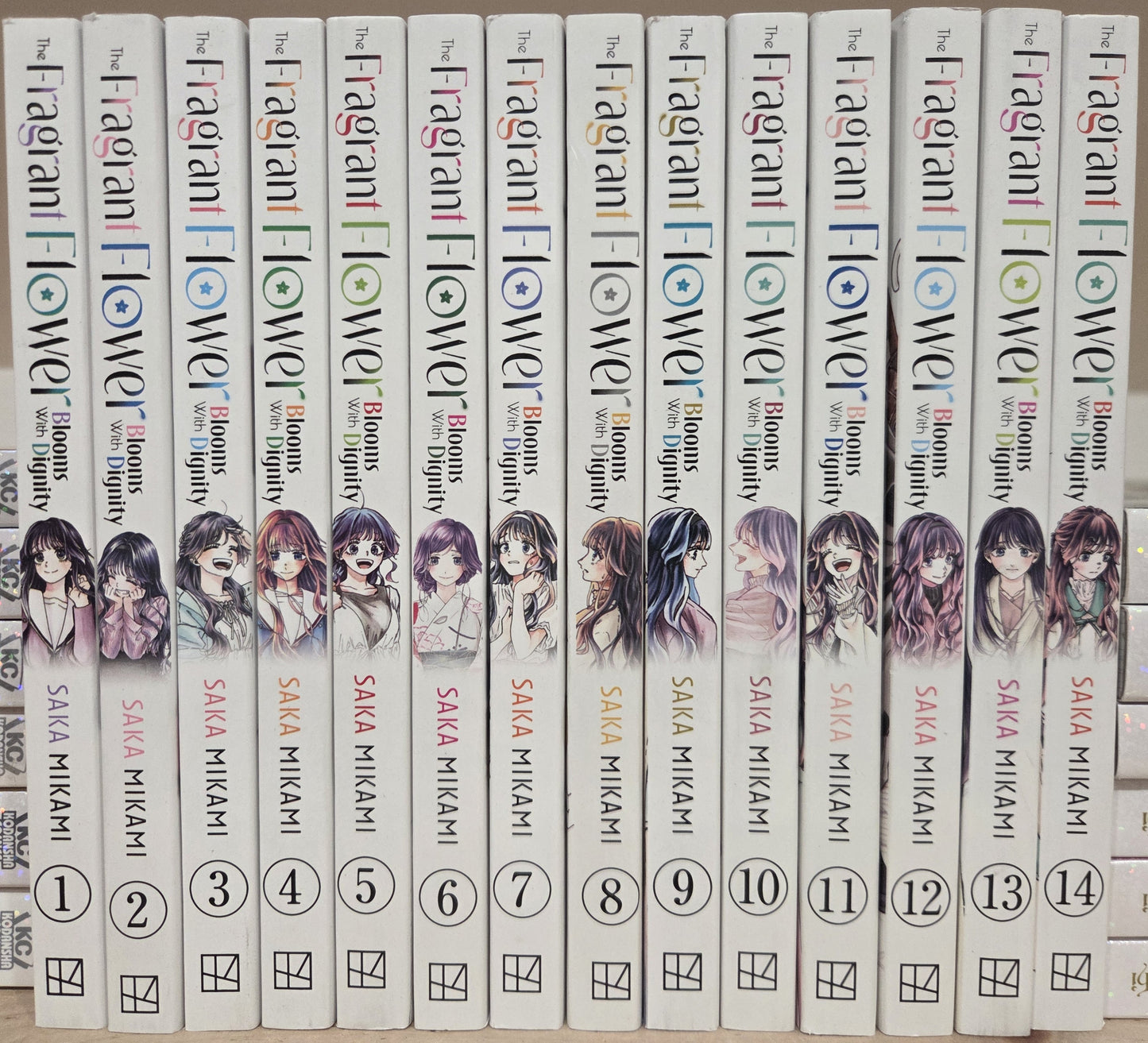 The Fragrant Flower Blooms With Dignity Vol. 1-14 Complete Manga Set English