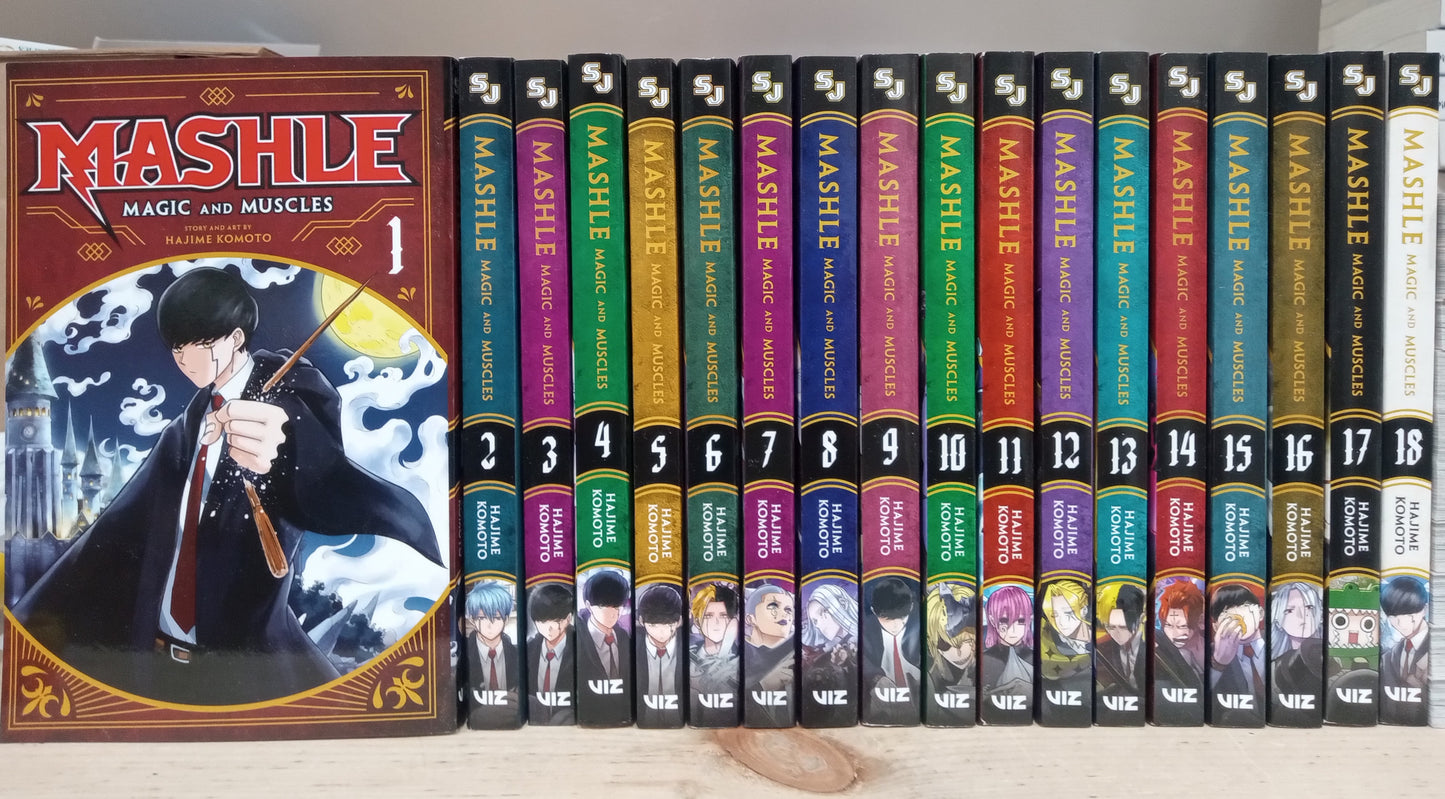 Mashle: Magic and Muscles Vol. 1-18 Manga English