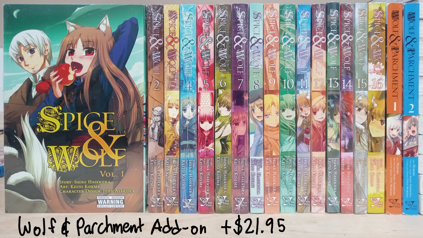 Spice and Wolf Vol. 1-16 Manga English Complete Set