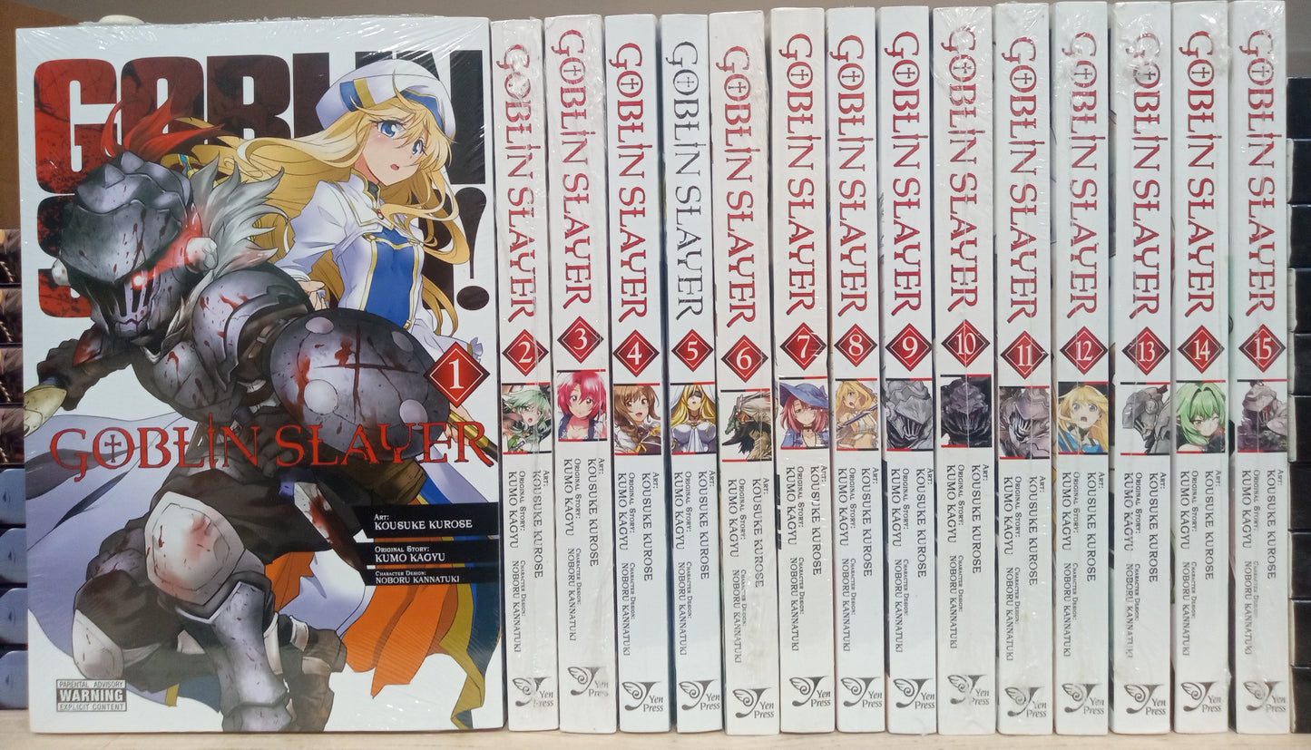 Goblin Slayer Vol. 1-16 Manga Set English complete