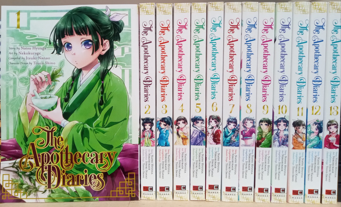 The Apothecary Diaries Manga Vol. 1-14 Set Natsu Hyuuga Sqaure Enix
