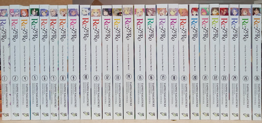 Re: Zero Starting Life in Another World Light Novel Vol. 1-27 Set English