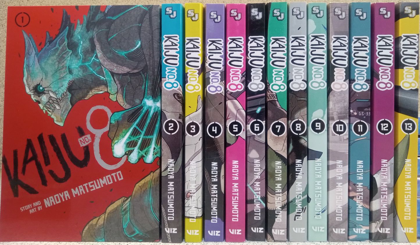 Kaiju No. 8 Manga Vol. 1-13 Manga Set English