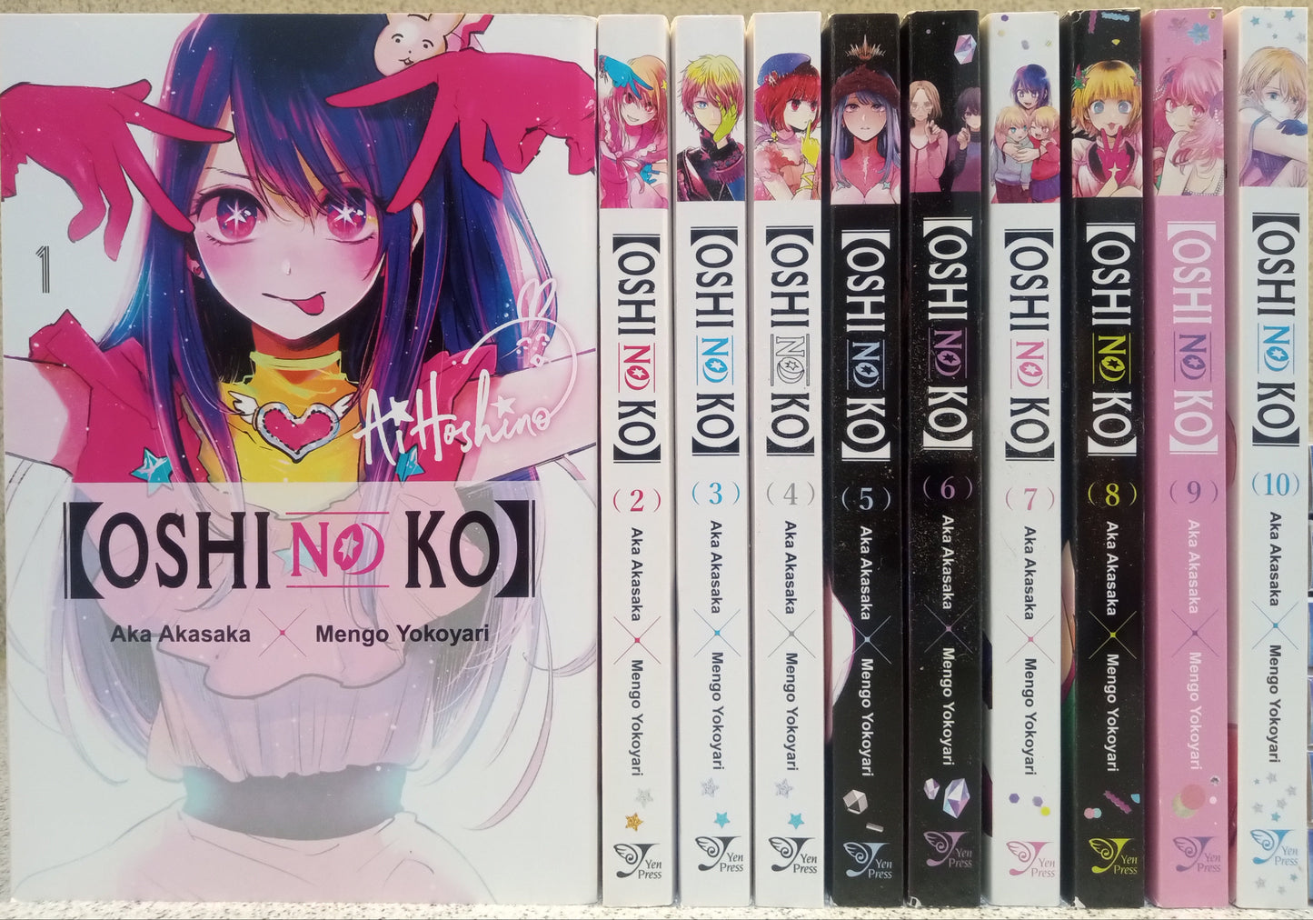 Oshi no Ko Vol. 1-10 Manga Set English