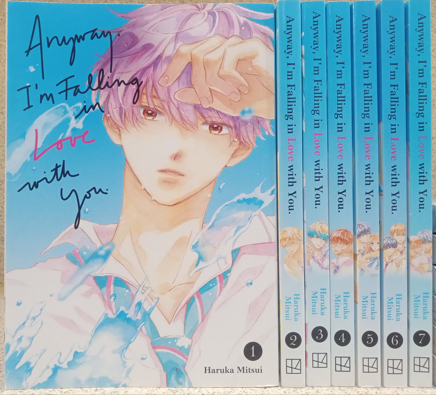 Anyway, I'm Falling in Love With You Vol. 1-7 Manga Set English