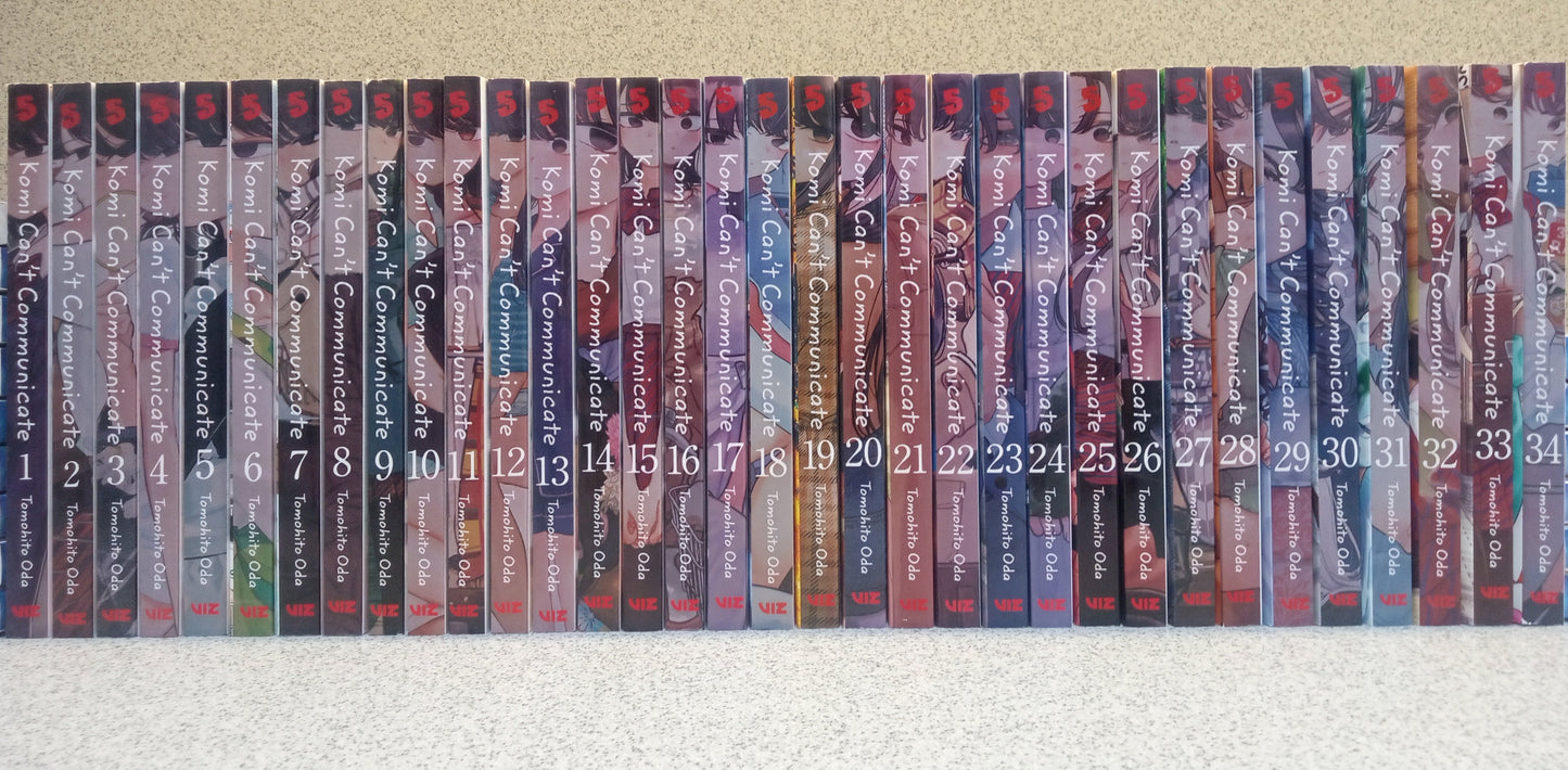 Komi Can't Communicate Vol. 1-34 Manga set English