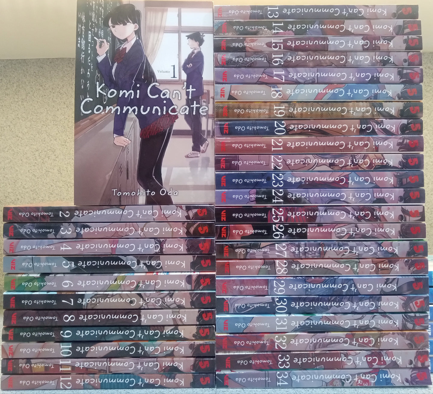 Komi Can't Communicate Vol. 1-34 Manga set English