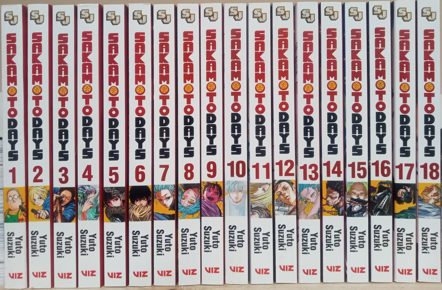 Sakamoto Days Vol. 1-18 Manga Set English