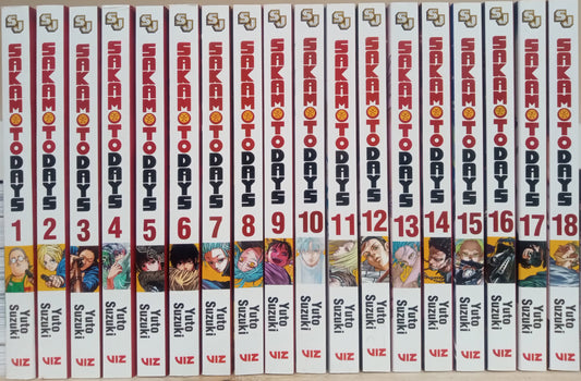 Sakamoto Days Vol. 1-18 Manga Set English
