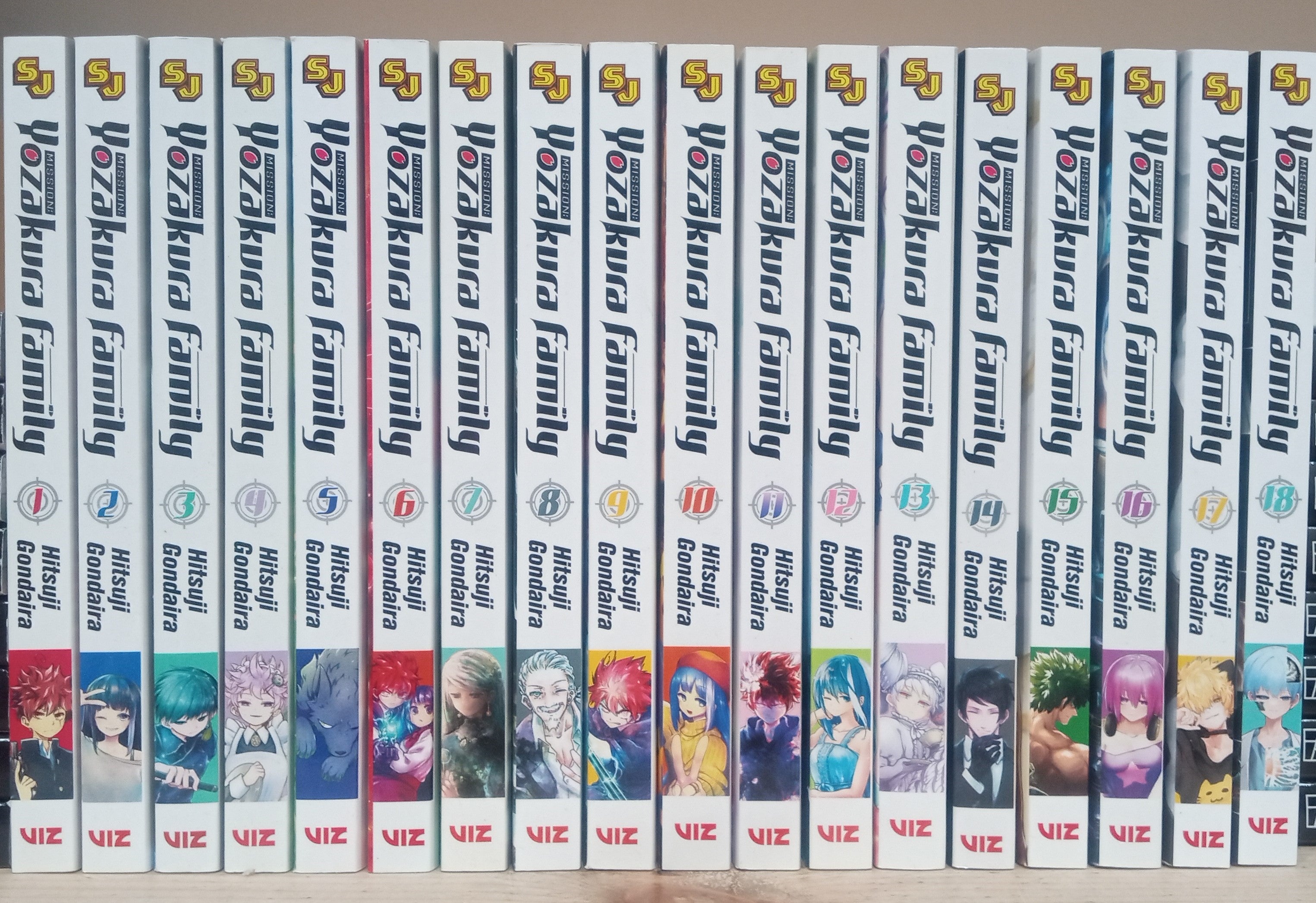 ユーモリスト　全4冊揃（Vol.1–4 Complete Set） Mission: Yozakura Family Vol. 1-18 Complete Manga Set English