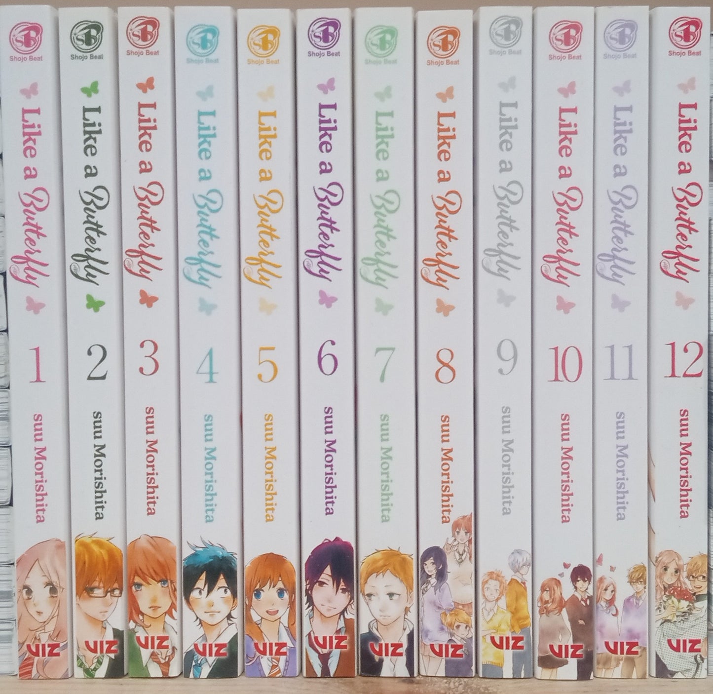 Like a Butterfly Vol. 1-12 Complete Manga Set English