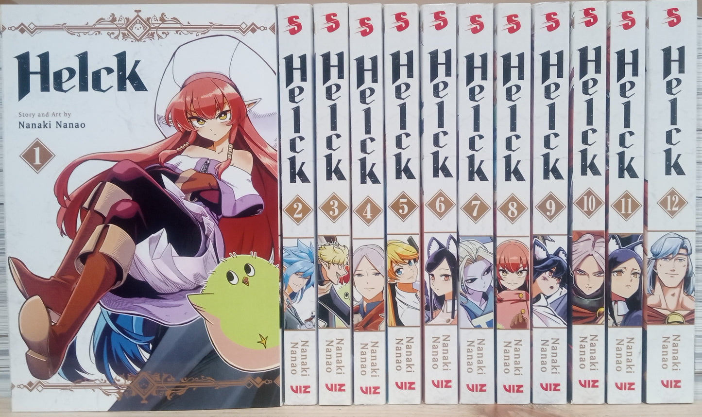 Helck Vol. 1-12 Complete Manga Set English