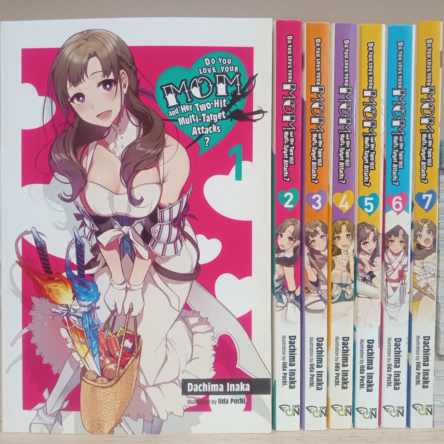 Do You Love Your Mom and Her Two-Hit Multi Target Attacks Vol. 1-7 Light Novel Set English