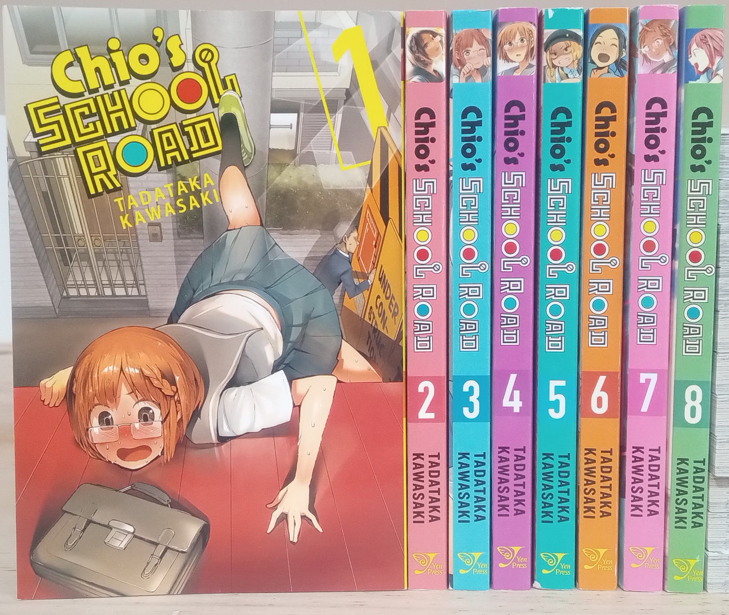 Chio's School Road Vol. 1-8 Manga Set English