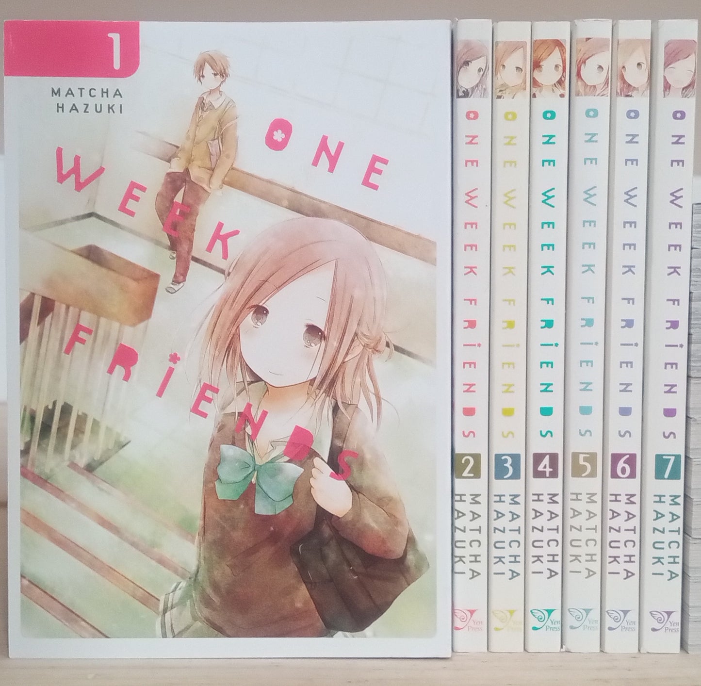One Week Friends Vol. 1-7 Complete Light Novel Set English