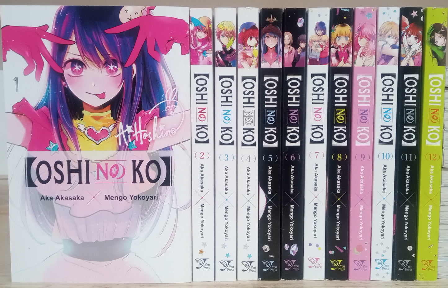 Oshi no Ko Vol. 1-12 Manga Set English