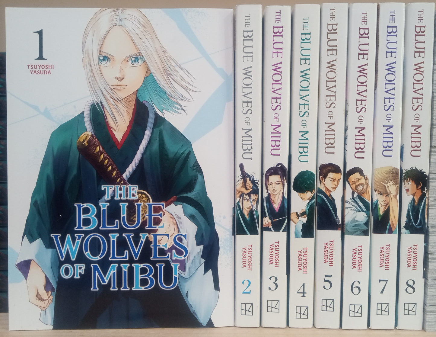 The Blue Wolves of Mibu Vol. 1-9 Complete Manga Set English