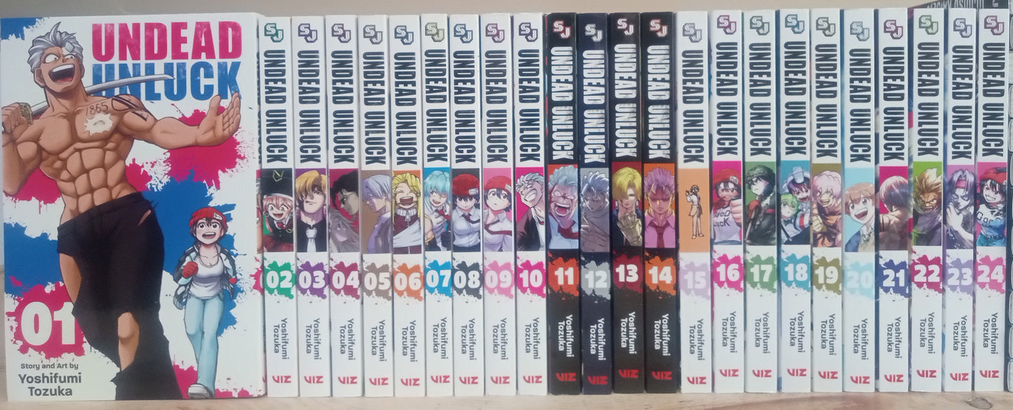 Undead Unluck Vol. 1-24 Manga Set English