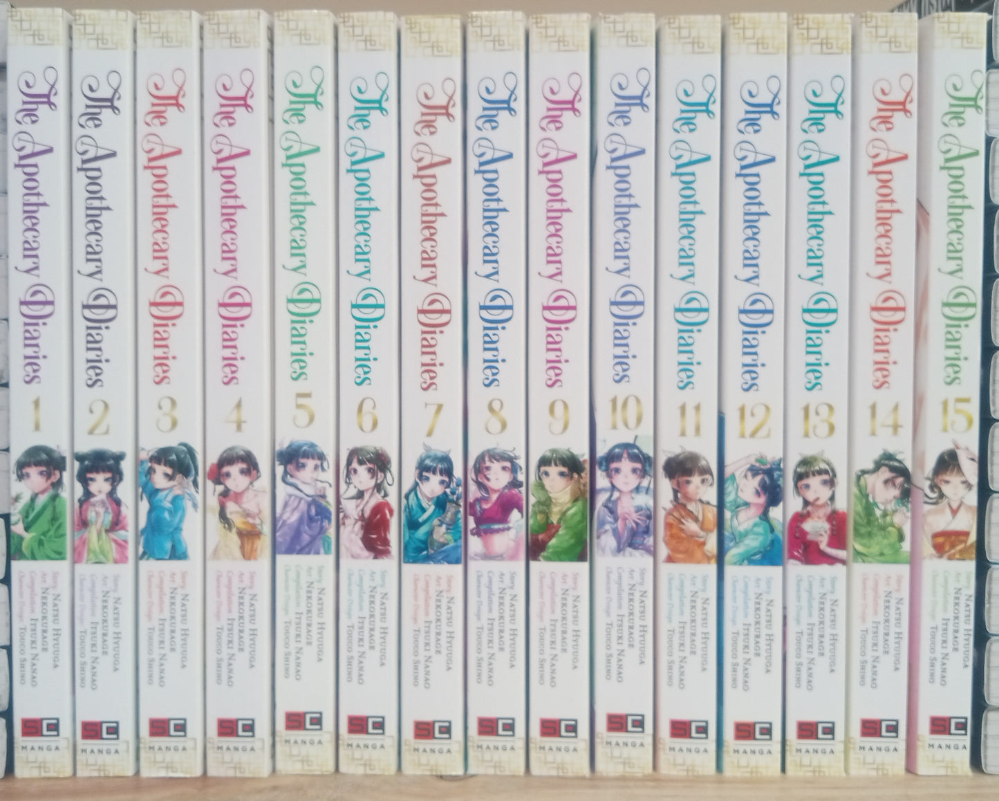 The Apothecary Diaries Manga Vol. 1-15 Set Natsu Hyuuga Sqaure Enix