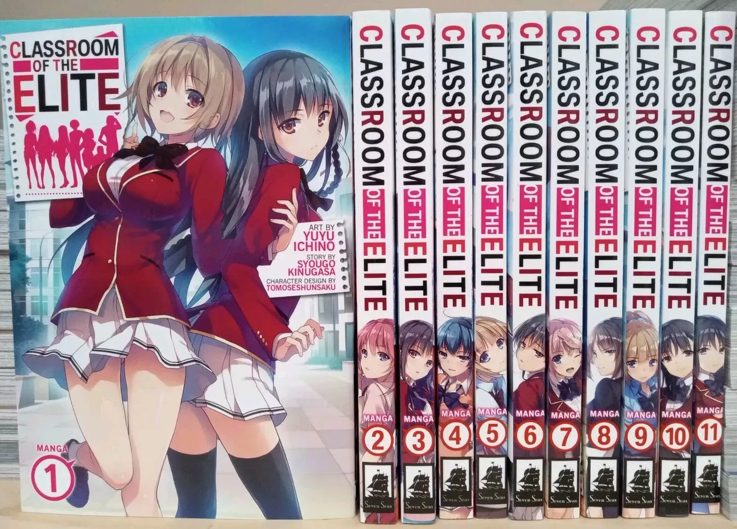 Classroom of The Elite Manga Version Vol. 1-12 set English