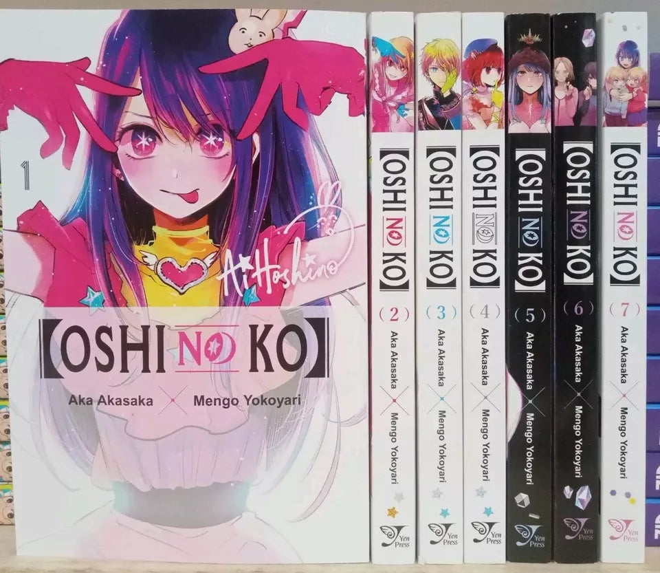 Oshi No Ko Vol 1 7 Manga Set English BKManga Oshi No Ko Vol 1 7 Manga Set English BKManga