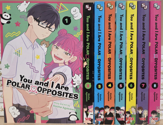You and I Are Polar Opposites Vol. 1-8 Complete Manga Set English