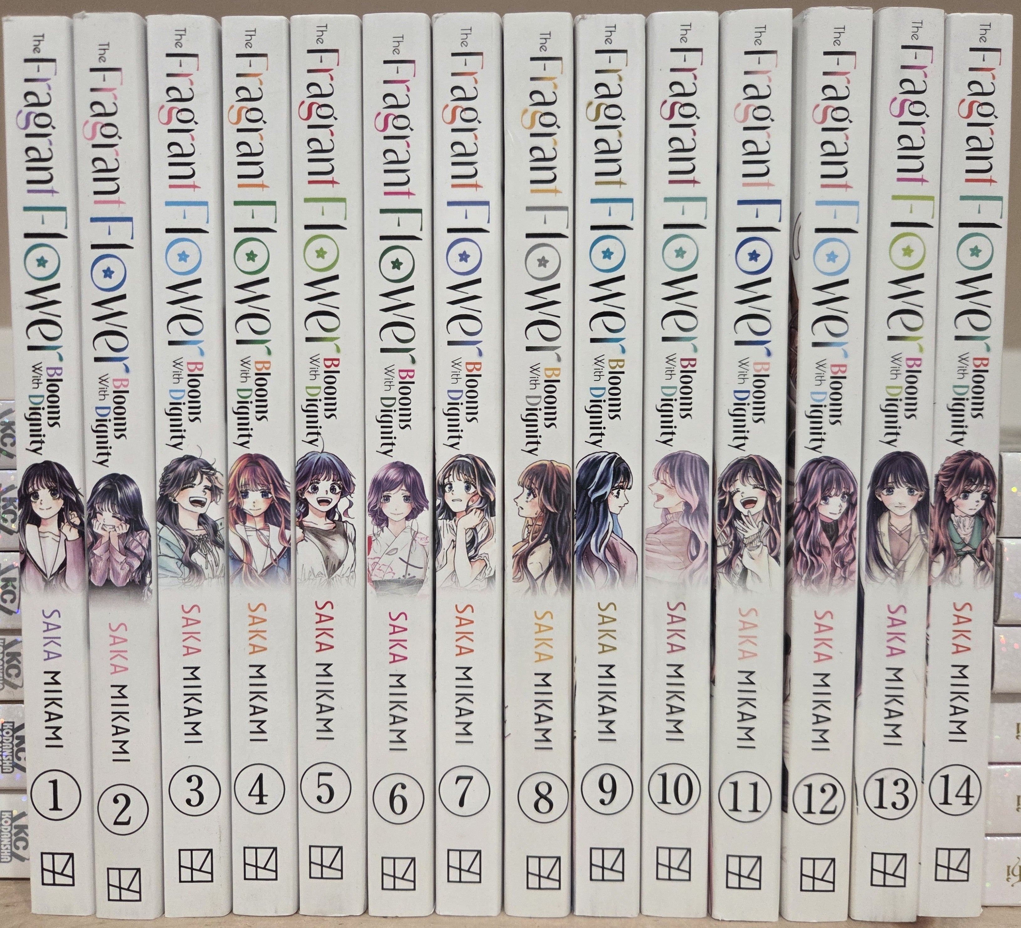 The Fragrant Flower Blooms With Dignity Vol. 1-14 Complete Manga