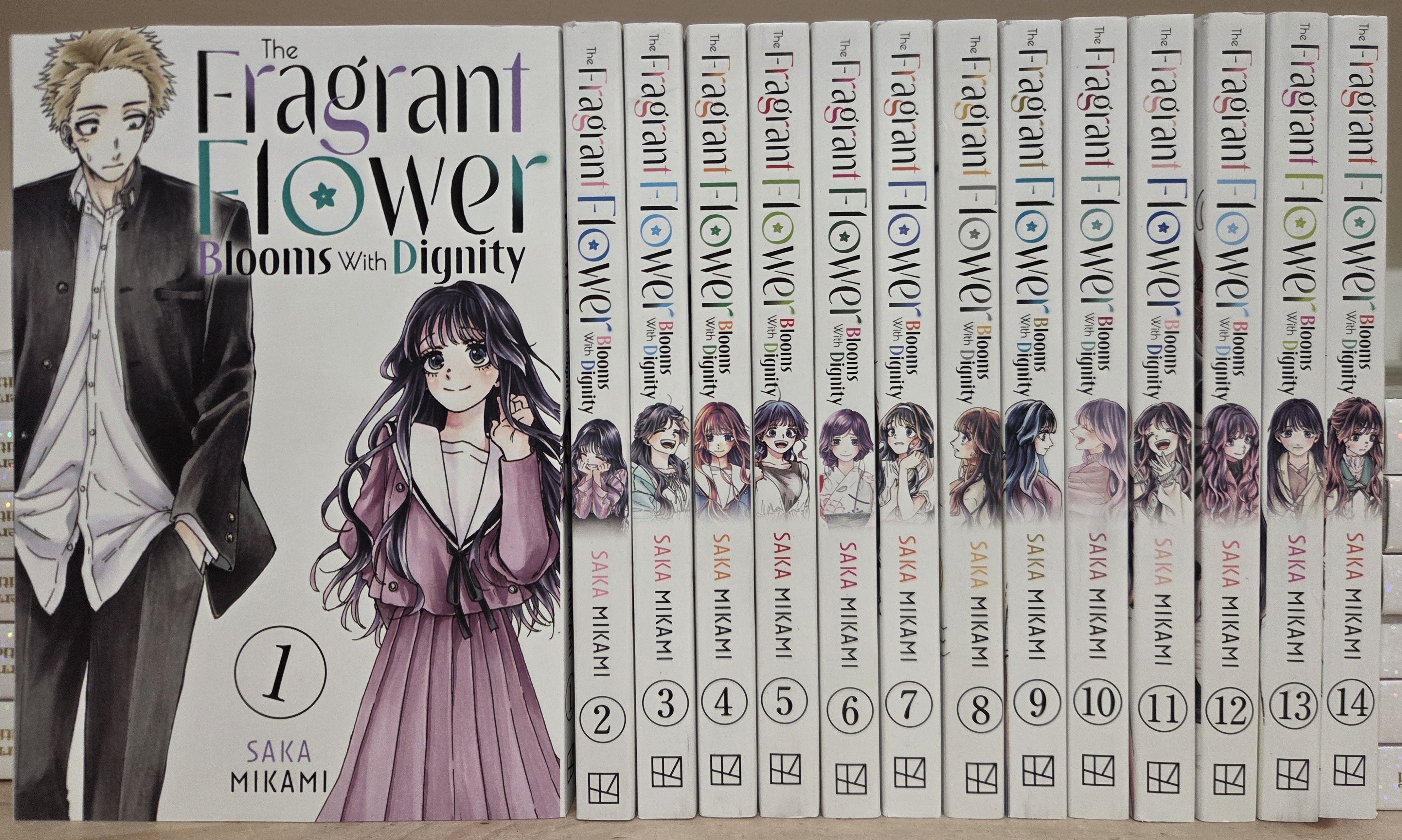 The Fragrant Flower Blooms With Dignity Vol. 1-14 Complete Manga