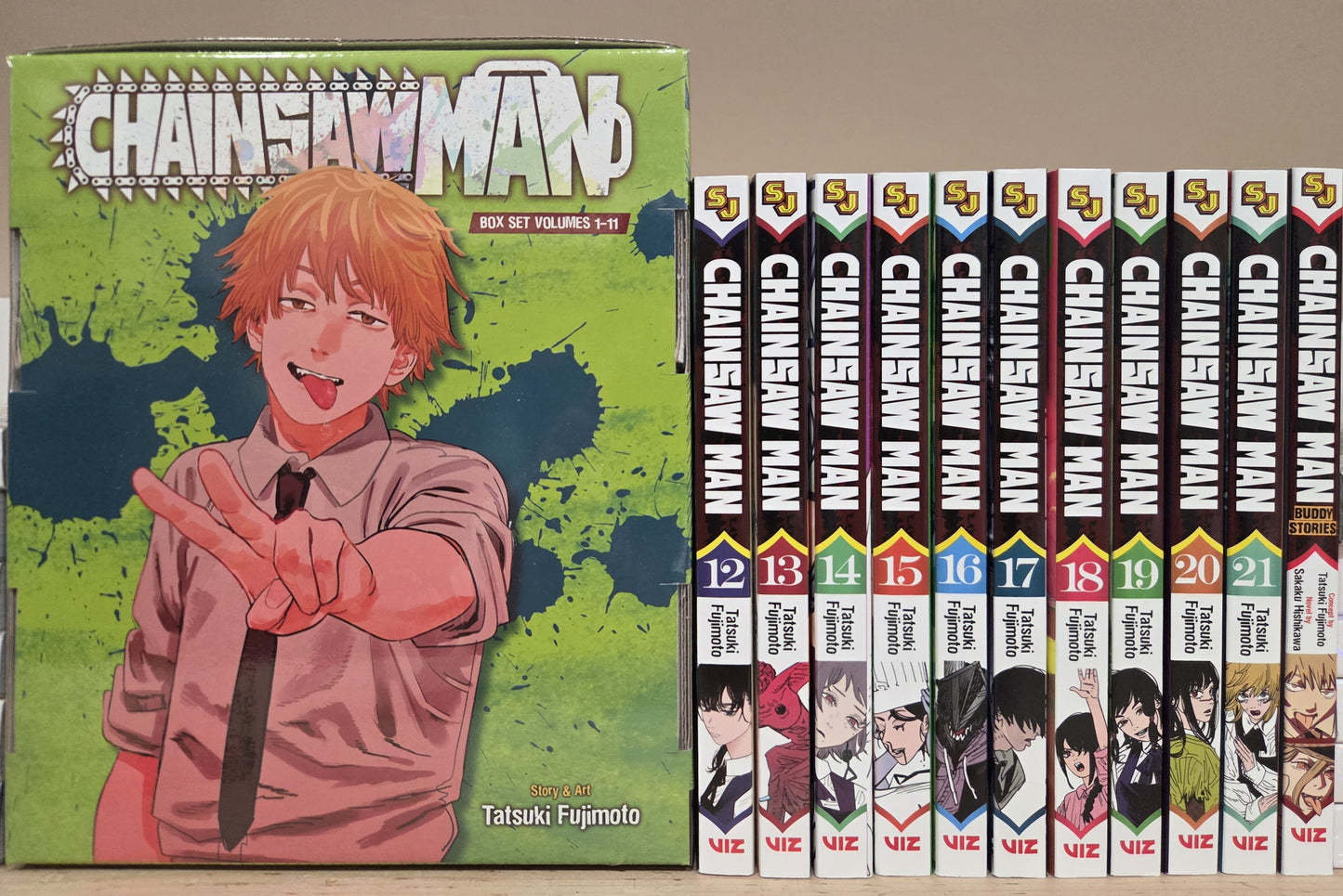 Chainsaw Man Vol. 1-21 Manga Set English