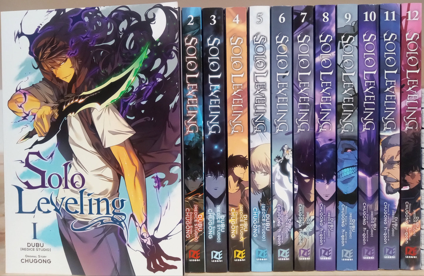 Solo Leveling Vol. 1-13 English Manhwa Set Complete
