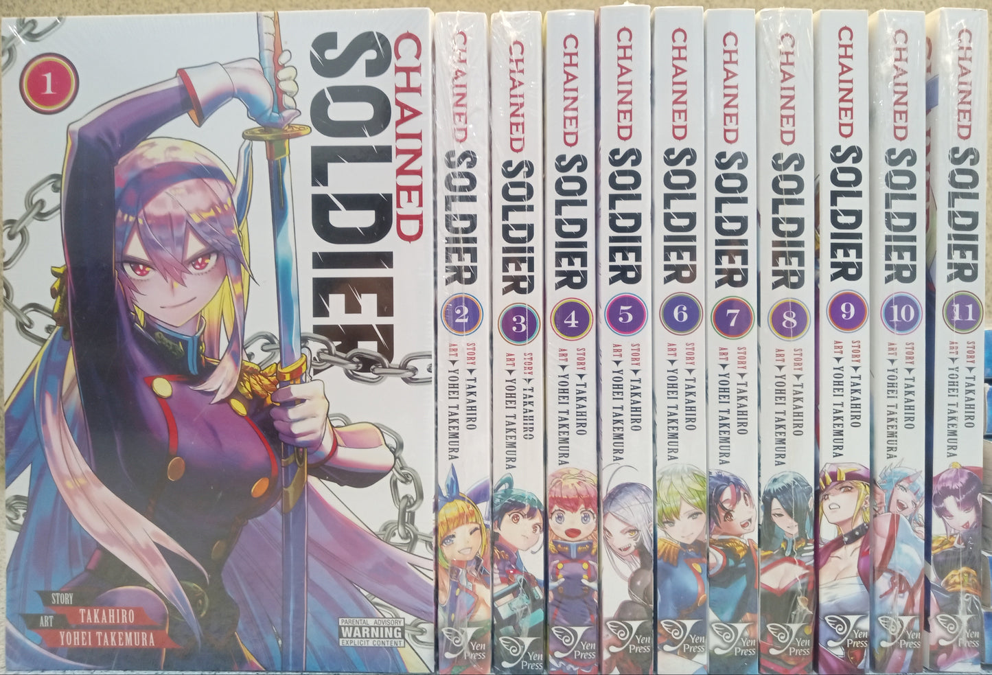 Chained Soldier Vol. 1-11 Manga Set English
