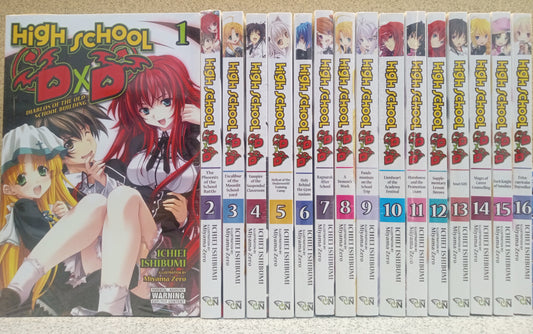 High School DxD Vol. 1-16 Light Novel Set English