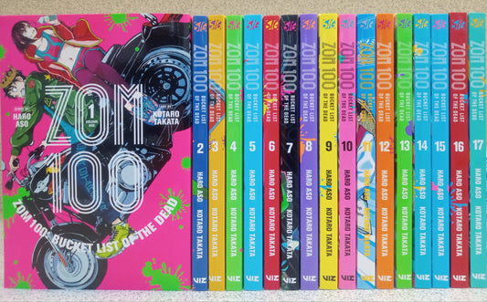 Zom 100: Bucket List of the Dead Complete Manga Set Vol. 1-17 English