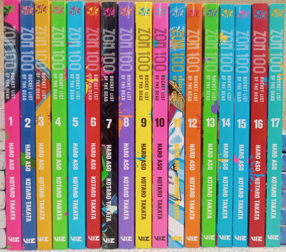 Zom 100: Bucket List of the Dead Complete Manga Set Vol. 1-17 English