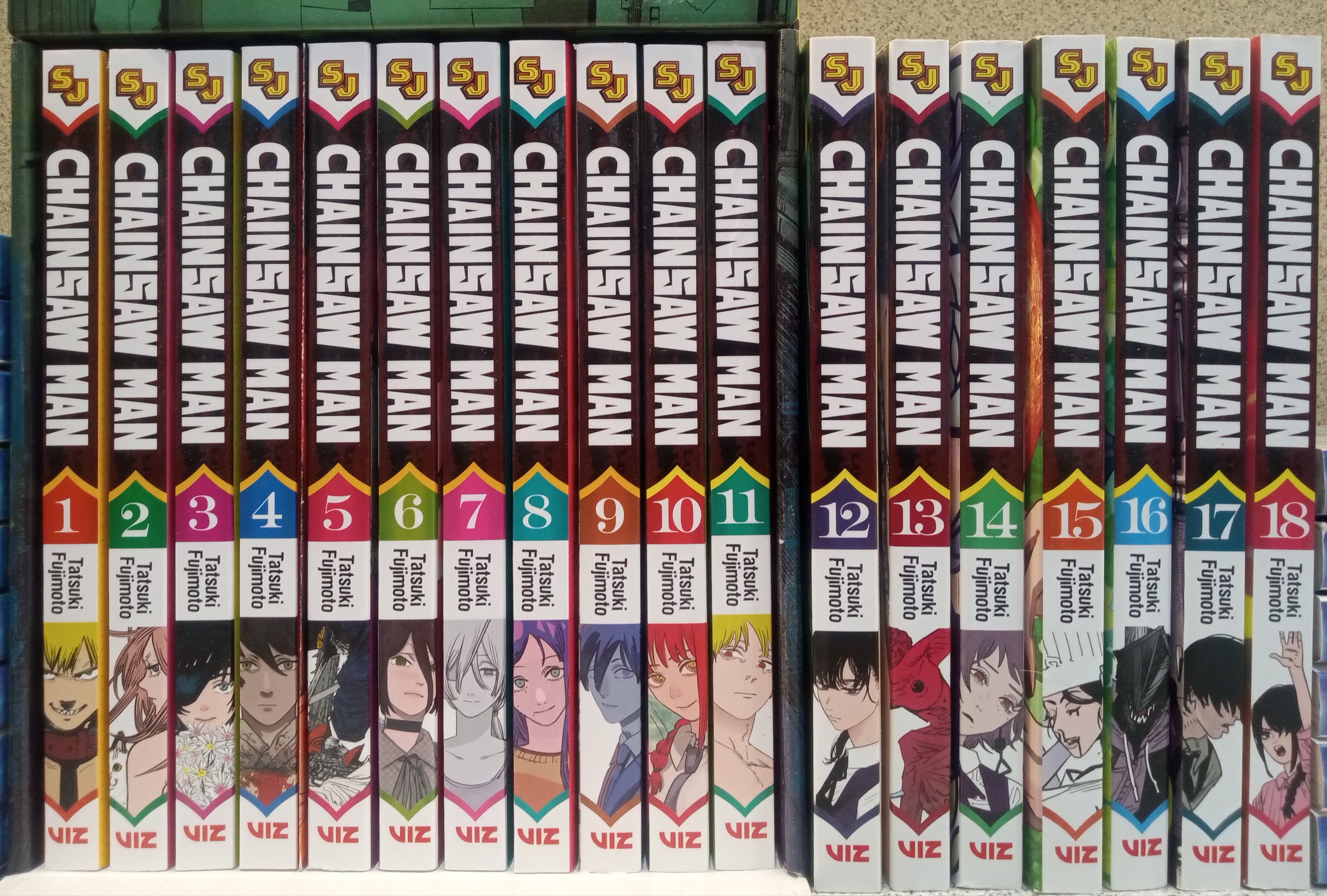CHAINSAW MAN 英語版1-8巻セット Chainsaw Man Vol. 1-18 Manga Set English Box Set Included