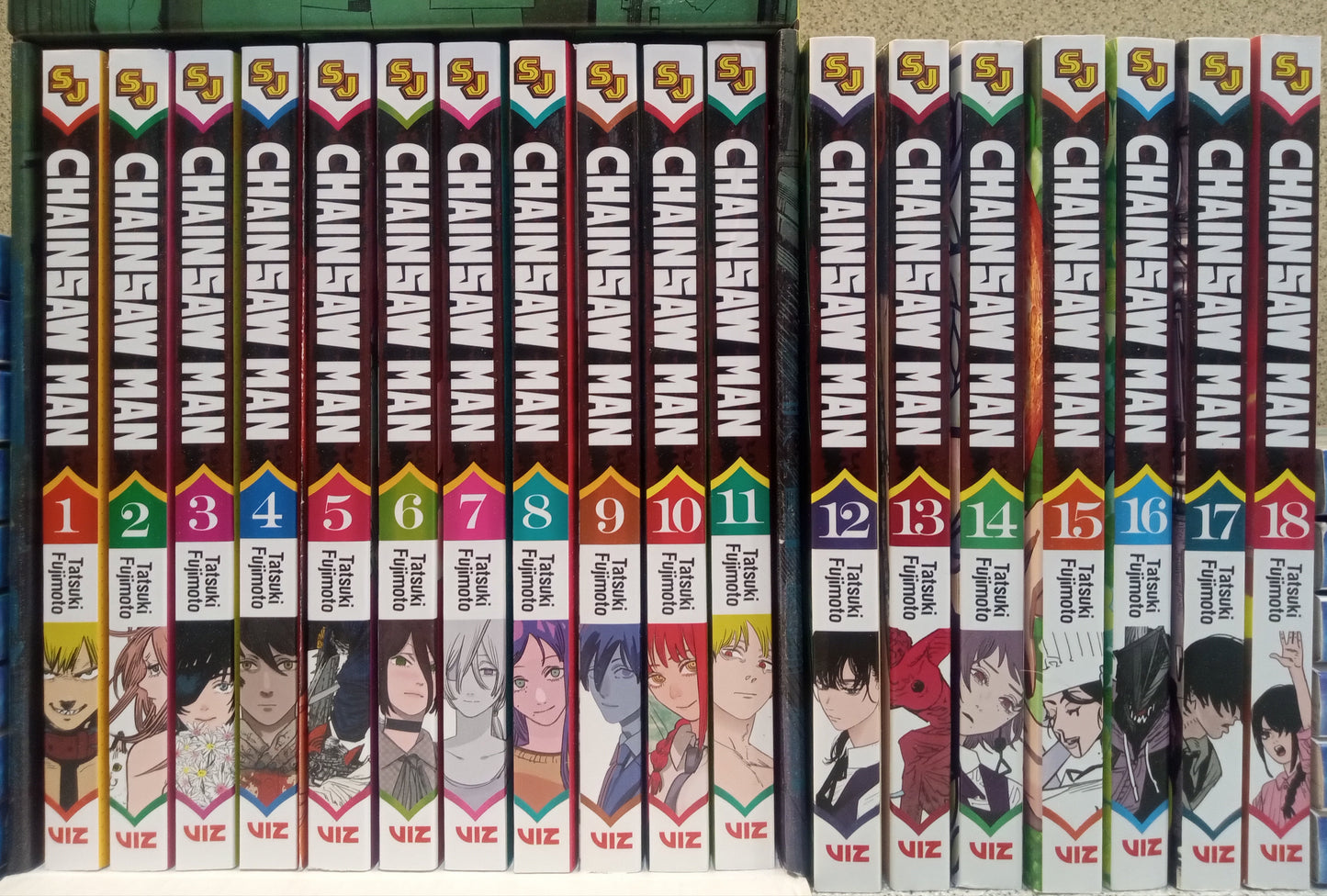 Chainsaw Man Vol. 1-18 Manga Set English Box Set Included