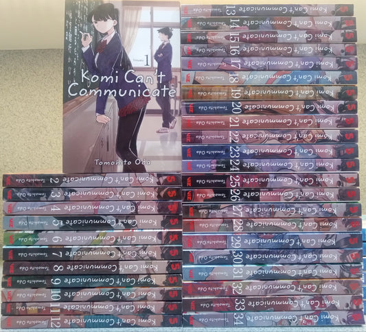 Komi Can't Communicate Vol. 1-35 Manga set English
