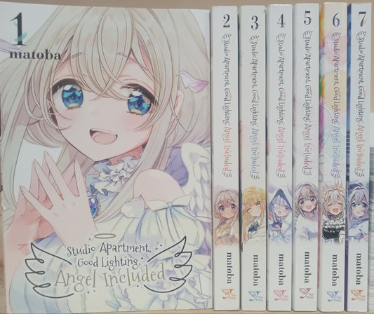 Studio Apartment, Good Lighting, Angel Included Vol. 1-7 Manga Set English