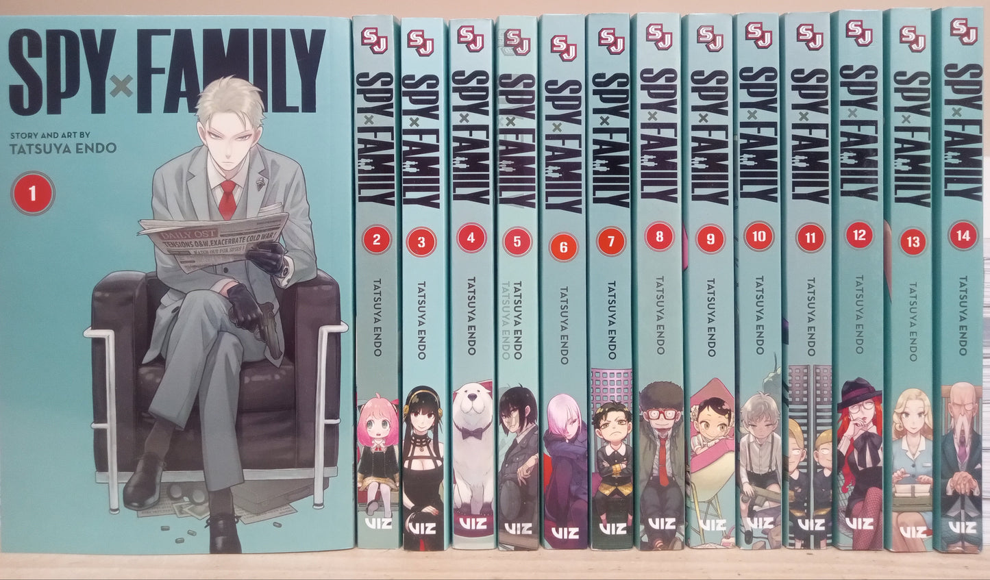 Spy X Family Vol. 1-14 Manga Set English