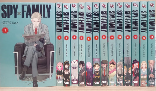 Spy X Family Vol. 1-14 Manga Set English