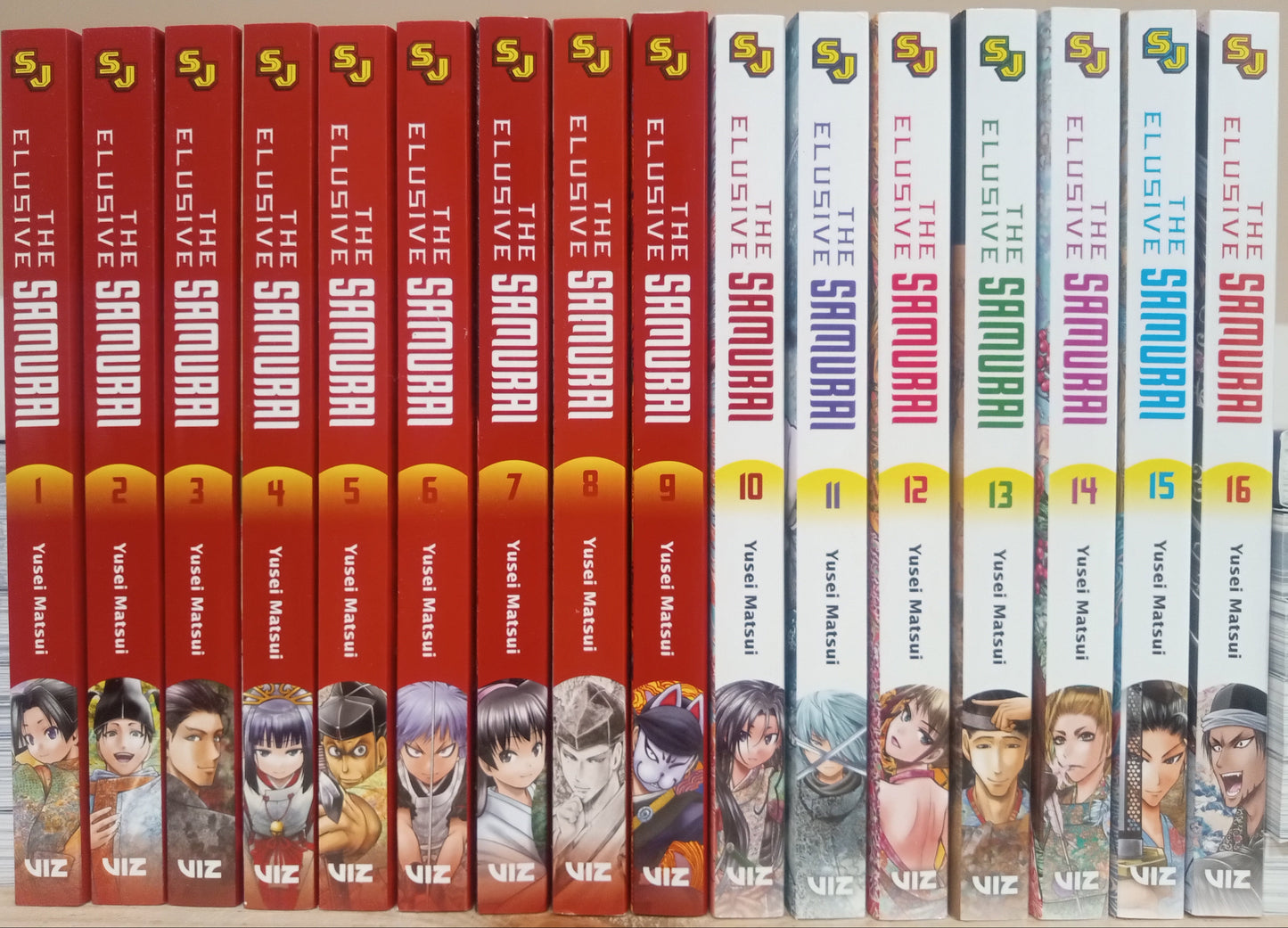 The Elusive Samurai Vol. 1-16 Manga Set English