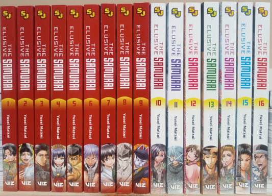 The Elusive Samurai Vol. 1-16 Manga Set English