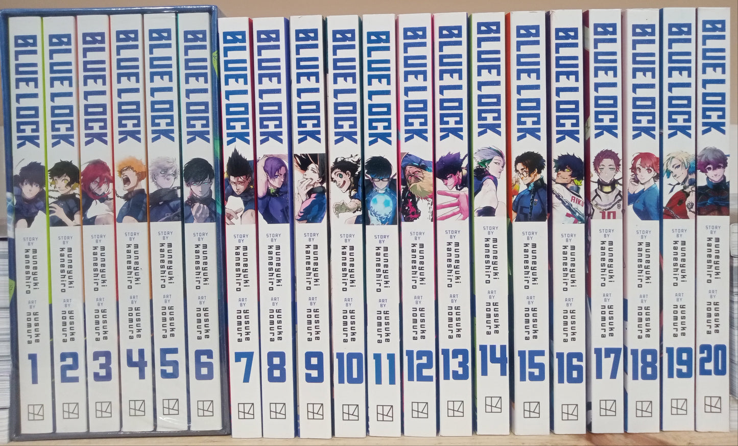 Blue Lock Vol. 1-20 Manga Set English Includes Box Set #1