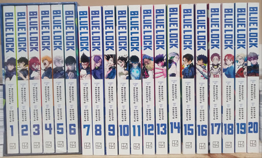 Blue Lock Vol. 1-20 Manga Set English Includes Box Set #1