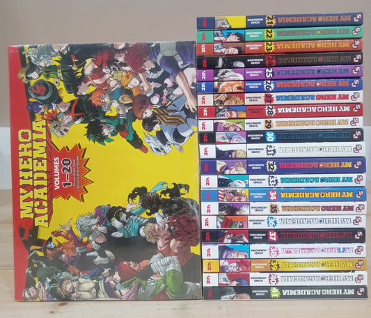 My Hero Academia Manga Set Vol. 1-41 English Complete (Incl. Box Set Vol. 1-20)