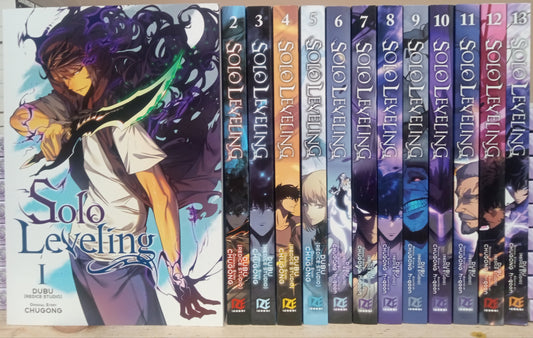 Solo Leveling Vol. 1-13 English Manhwa Set Complete