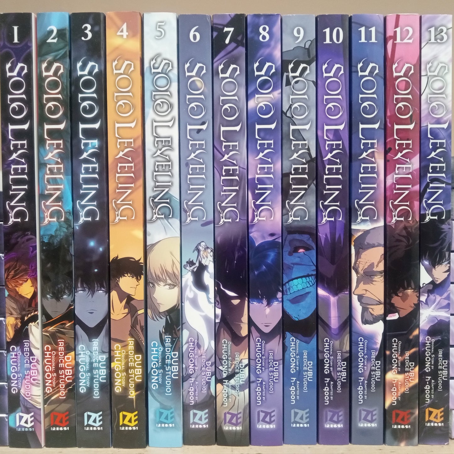 Solo Leveling Vol. 1-13 English Manhwa Set Complete