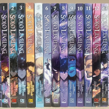 Solo Leveling Vol. 1-13 English Manhwa Set Complete