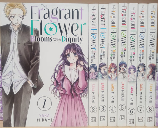The Fragrant Flower Blooms With Dignity Vol. 1-9 Complete Manga Set English